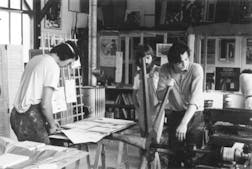 Perspective // Visite de l'imprimerie de Michael Woolworth