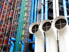 Perspective // Evening at the Centre Pompidou